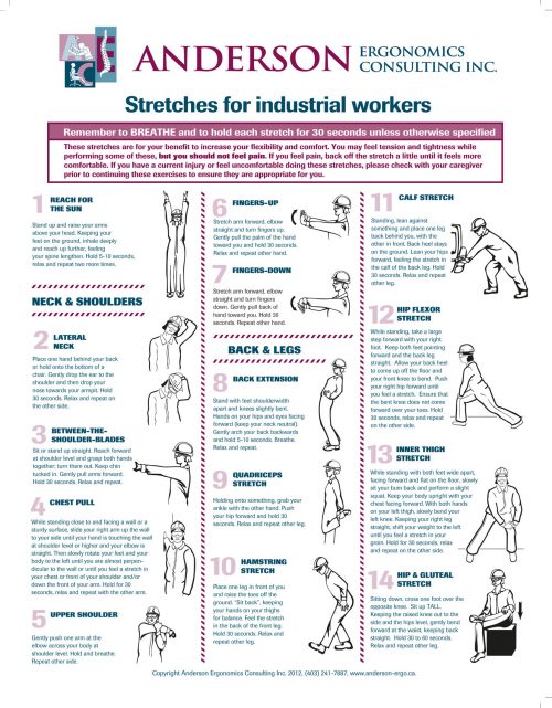 Office Ergonomics | Industrial Ergonomics Services | Certified ...